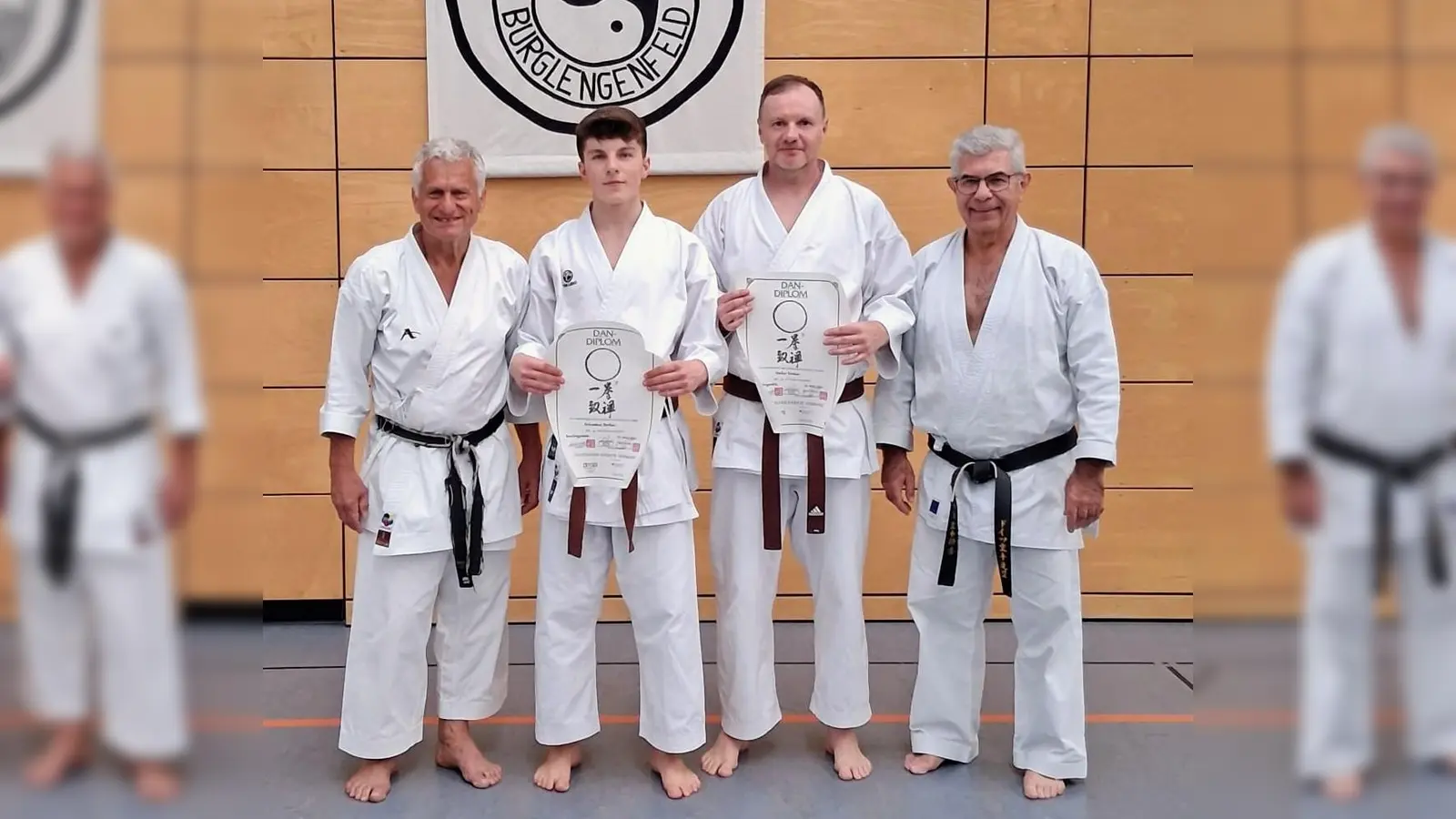 von links Fenk, Sebastian, Stefan, Oblinger (Bild: Stefan Benker)