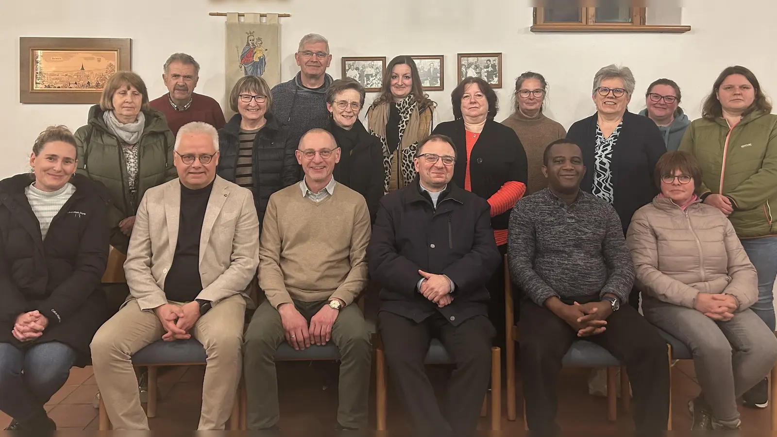 Erste gemeinsame Pfarrgemeinderat Kulmain-Immenreuth. (Bild: Roman Melzner)