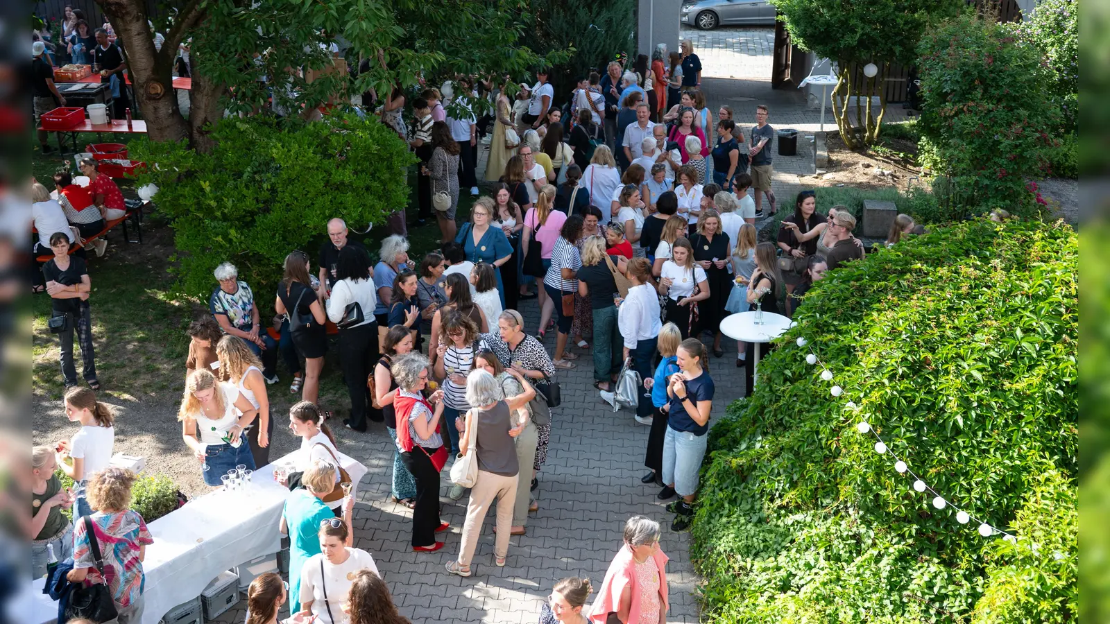 Ein wunderschöner Schulgarten mitten in der Innenstadt (Bild: Hendrik Rosenboem)