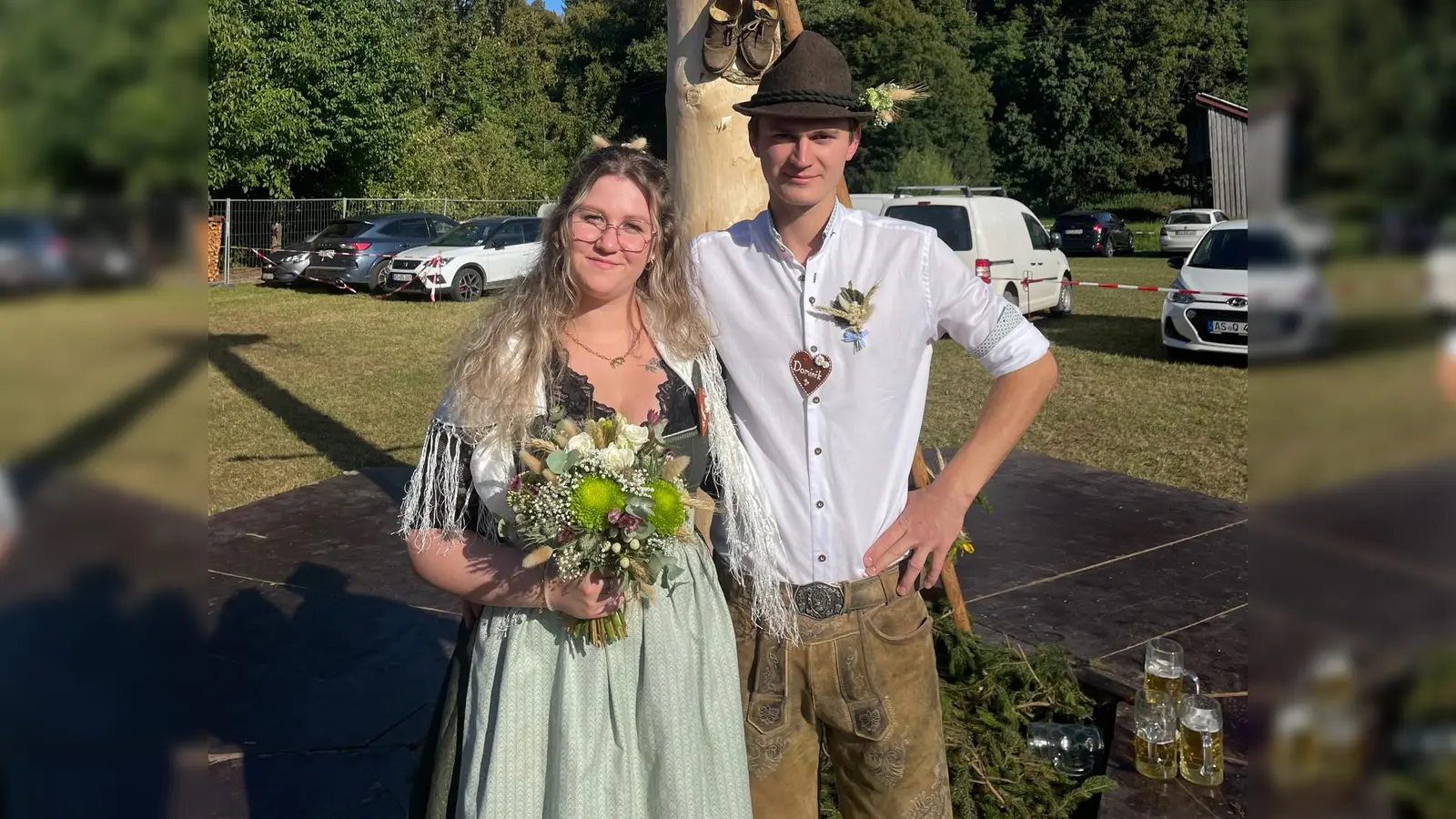 Das Oberkirwapaar 2025 Marie Schieder und Dominik Kummer (Bild: Moritz Koberstein)
