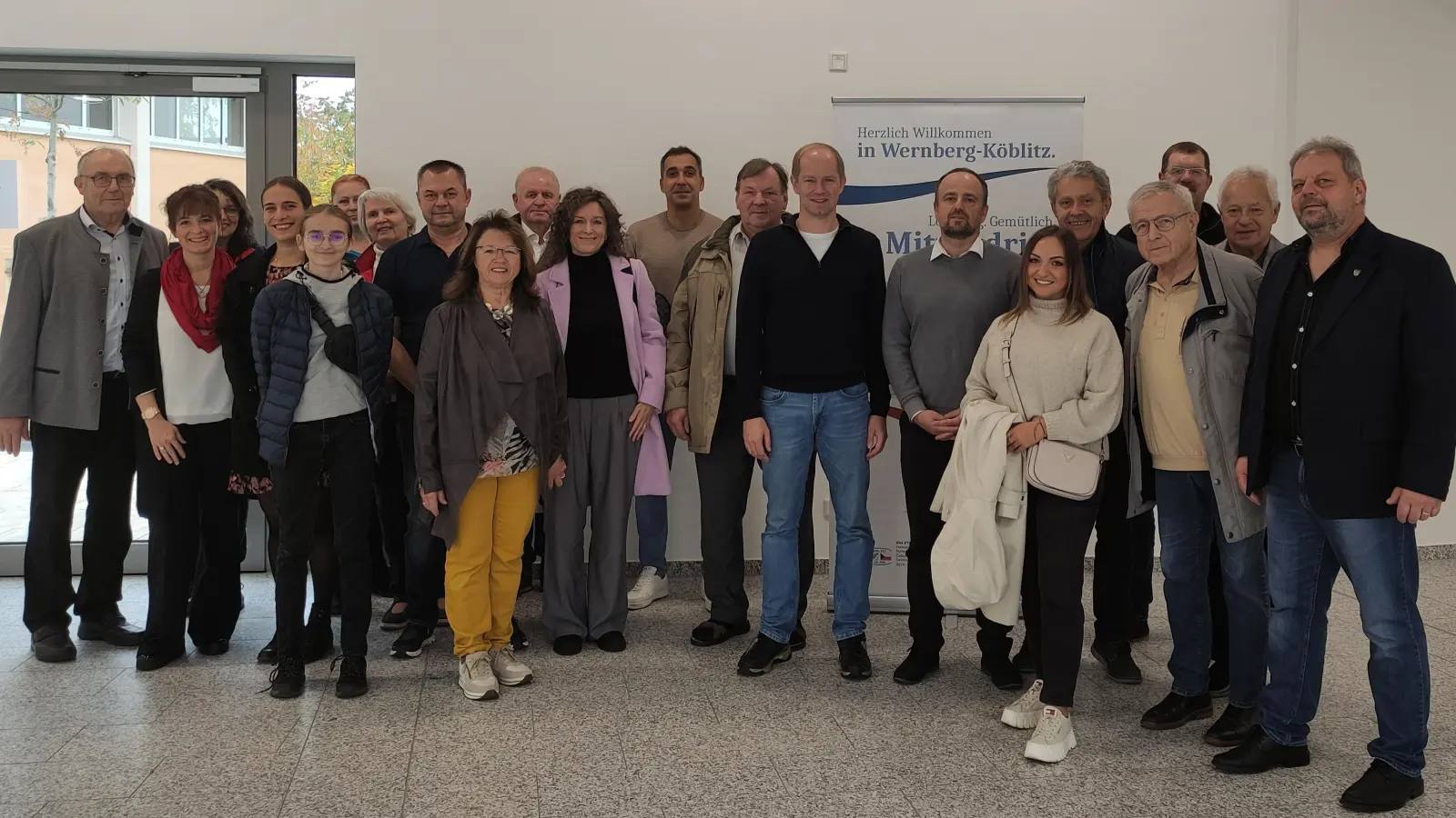 Die Gäste aus der Partnerstadt BOR in Tschechien besuchten Wernberg-Köblitz anlässlich des 15jährigen Partnerschaftsjubiläums. (Bild: Yvonne Weidner)