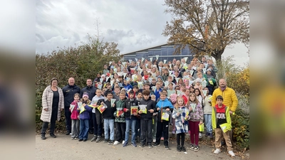 Wimpelübergabe an der GS Pestalozzi (Bild: Severine Schinhammer)