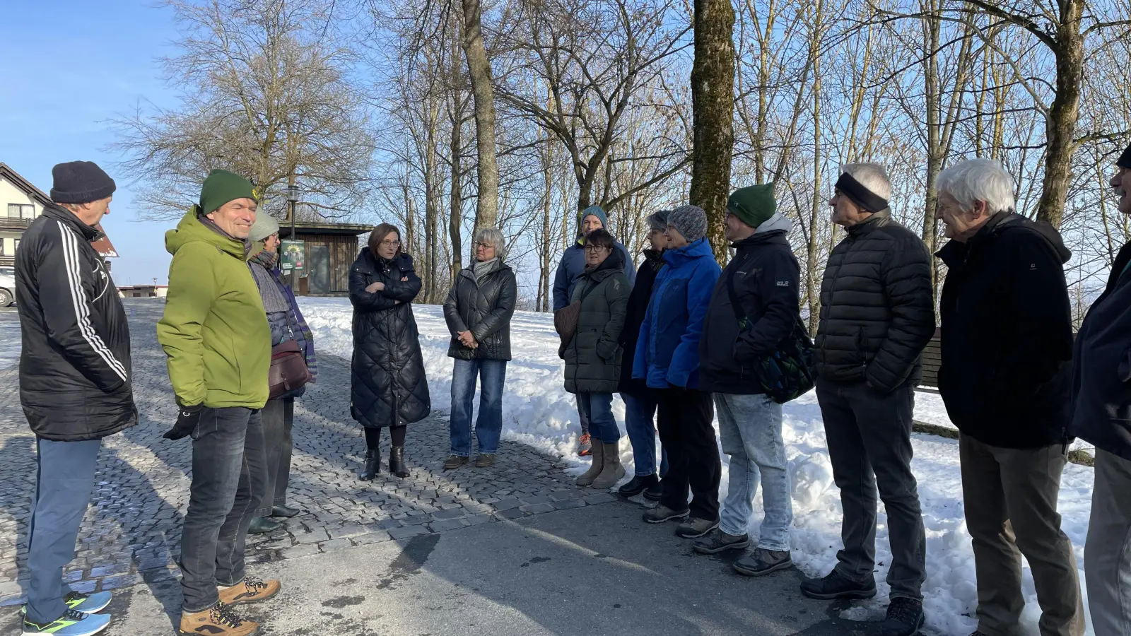 Ein eiskalter, windig-sonniger Tag - ideal für regenerative Stromerzeugung. (Bild: Sonja Reichold)