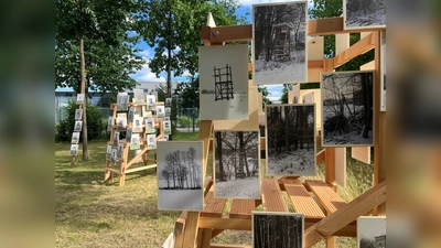 150 Fotos von Hochsitzen sind in der Ausstellung zu sehen. (Bild: Wilhelm Koch)