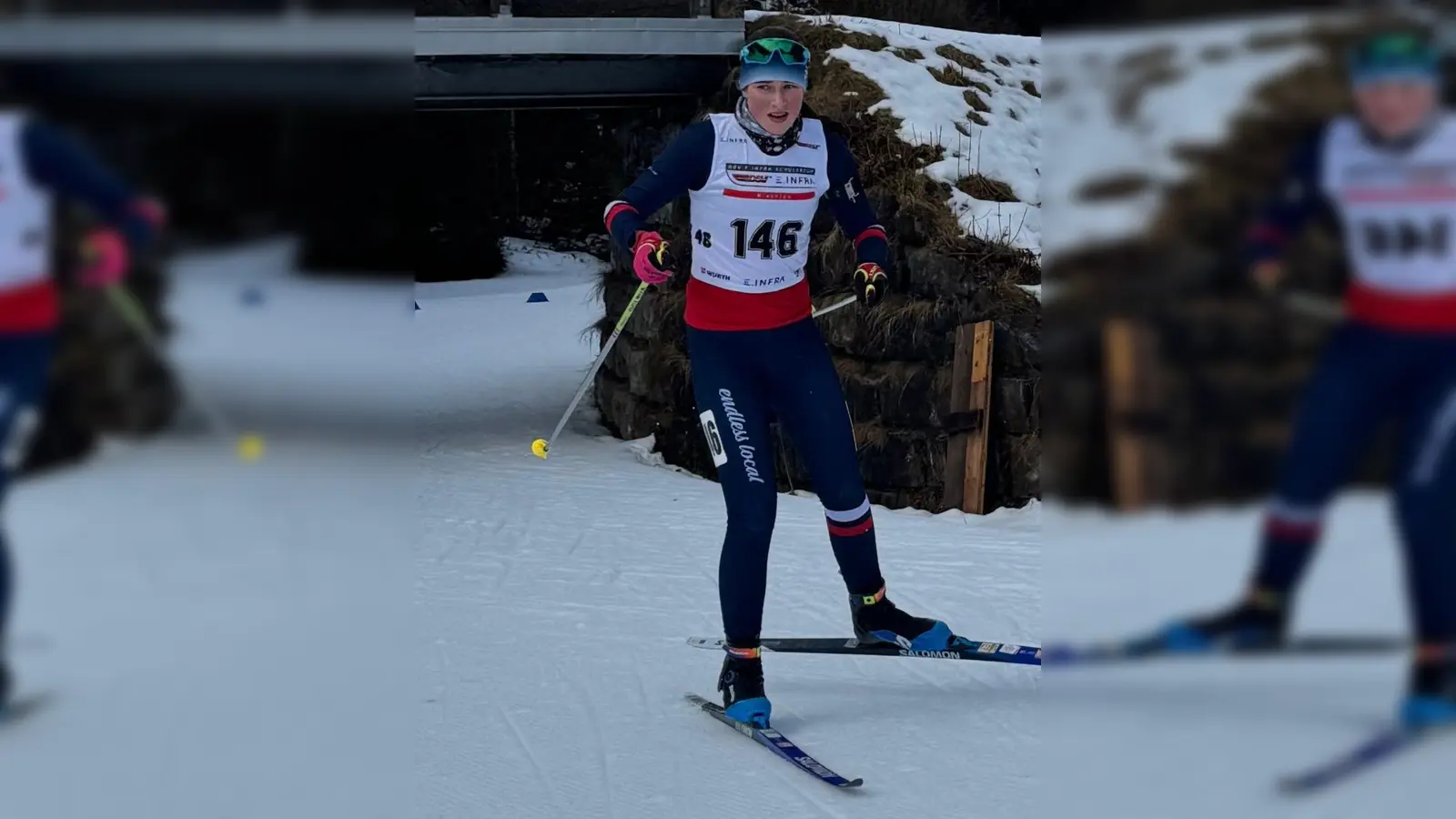 Die Hirschauerin Merle Uschold belegt gute Platzierungen beim Biathlon in Ruhpolding  (Bild: Wolfgang Uschold)