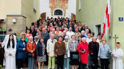 Jubelkommunion in Auerbach. (Bild: Fabian Gottschalk)