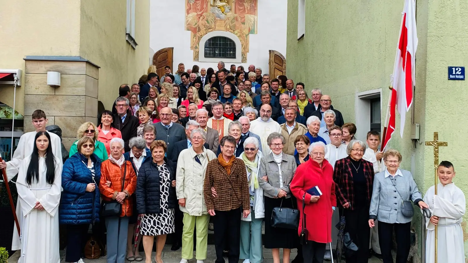 Jubelkommunion in Auerbach. (Bild: Fabian Gottschalk)