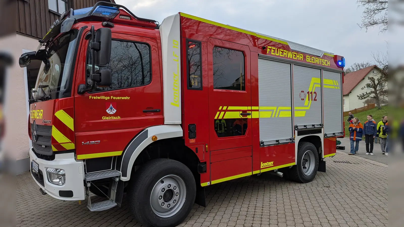 Das neue LF10 der Freiwilligen Feuerwehr Gleiritsch ist endlich da und wird anlässlich des Florianstages am 8. Mai feierlich eingeweiht. (Bild: Susanne Gschrey)