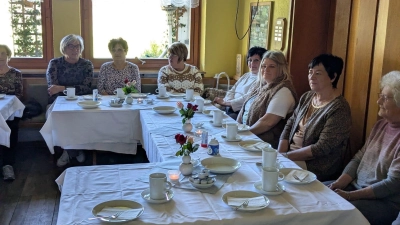 auf dem Bild sind die ehemaligen und derzeit aktiven Turnerinnen des SV Neusorg zu sehen  (Bild: Alexander Hörl)