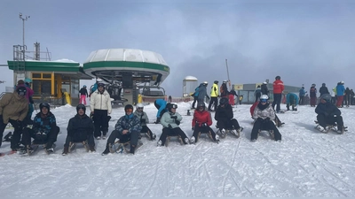 Rodelspaß pur auf der 7 km langen Rodelbahn am Hochwurzen (Bild: Hans Hauser)