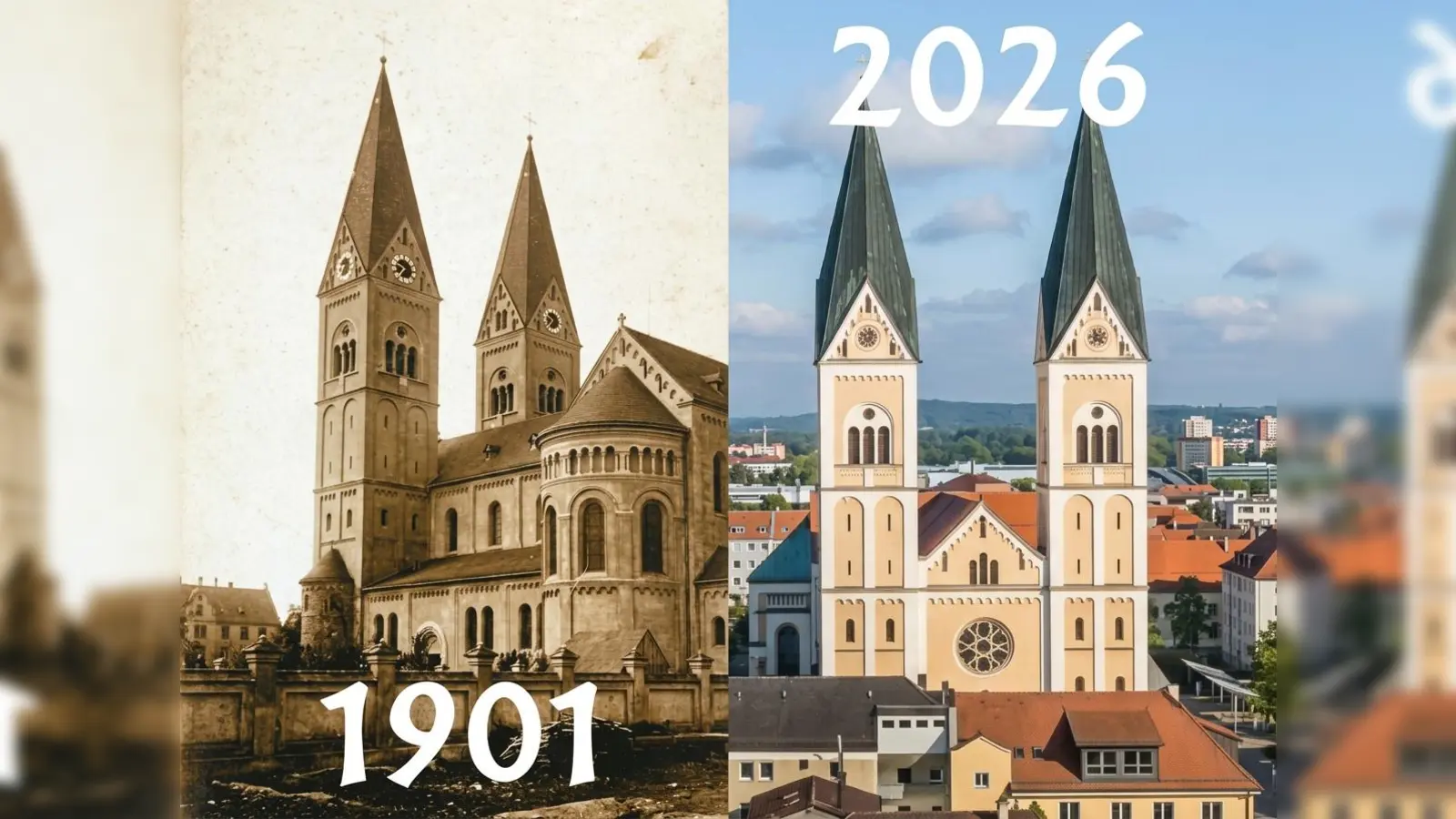 125 Jahre St. Josef - Festgottesdienst am 04.10. - 10 Uhr. (Bildmontage: Stefan Dagner)