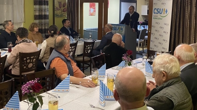 Kameradschaftsabend der CSU Oberwildenau mit Mitgliederehrung im Naabtalhaus. (Bild: Paul Zaruba)