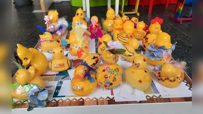 Das Ergebnis der Bastelaktion kann sich sehen lassen. (Bild: Sabrina Heimler-Schlagenhaufer)