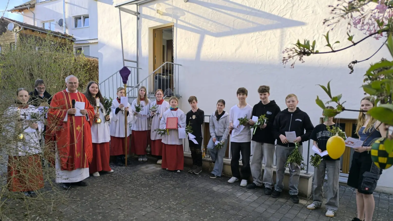 Palmsonntag in Pommelsbrunn. (Bild: Helmut Kadar)