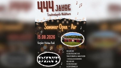 Flyer, 444-Jahre Trachtenkapelle Waldthurn (Bild: Julian Bauer)