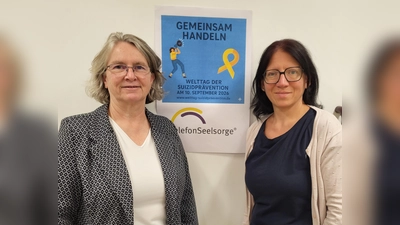 Hannelore Haberzett, Nadine Röckl-Wolfrum (Bild: Telefonseelsorge Nordoberpfalz Haberzett Hannelore)