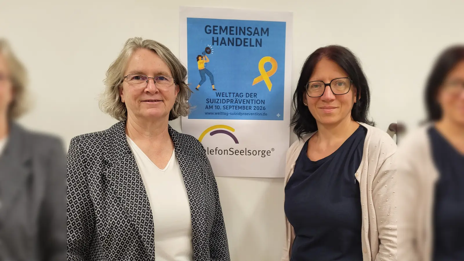 Hannelore Haberzett, Nadine Röckl-Wolfrum (Bild: Telefonseelsorge Nordoberpfalz Haberzett Hannelore)
