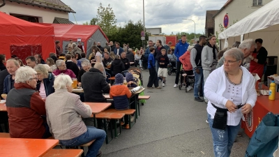 Viele Gäste feierten mit der Feuerwehr. (Bild: Johann Adam)