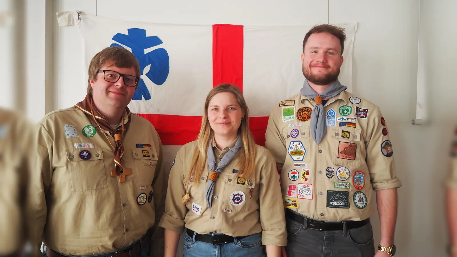 Die drei gleichberechtigten Mitglieder des Stammesvorstands  (Bild: Kim Ruhnau)