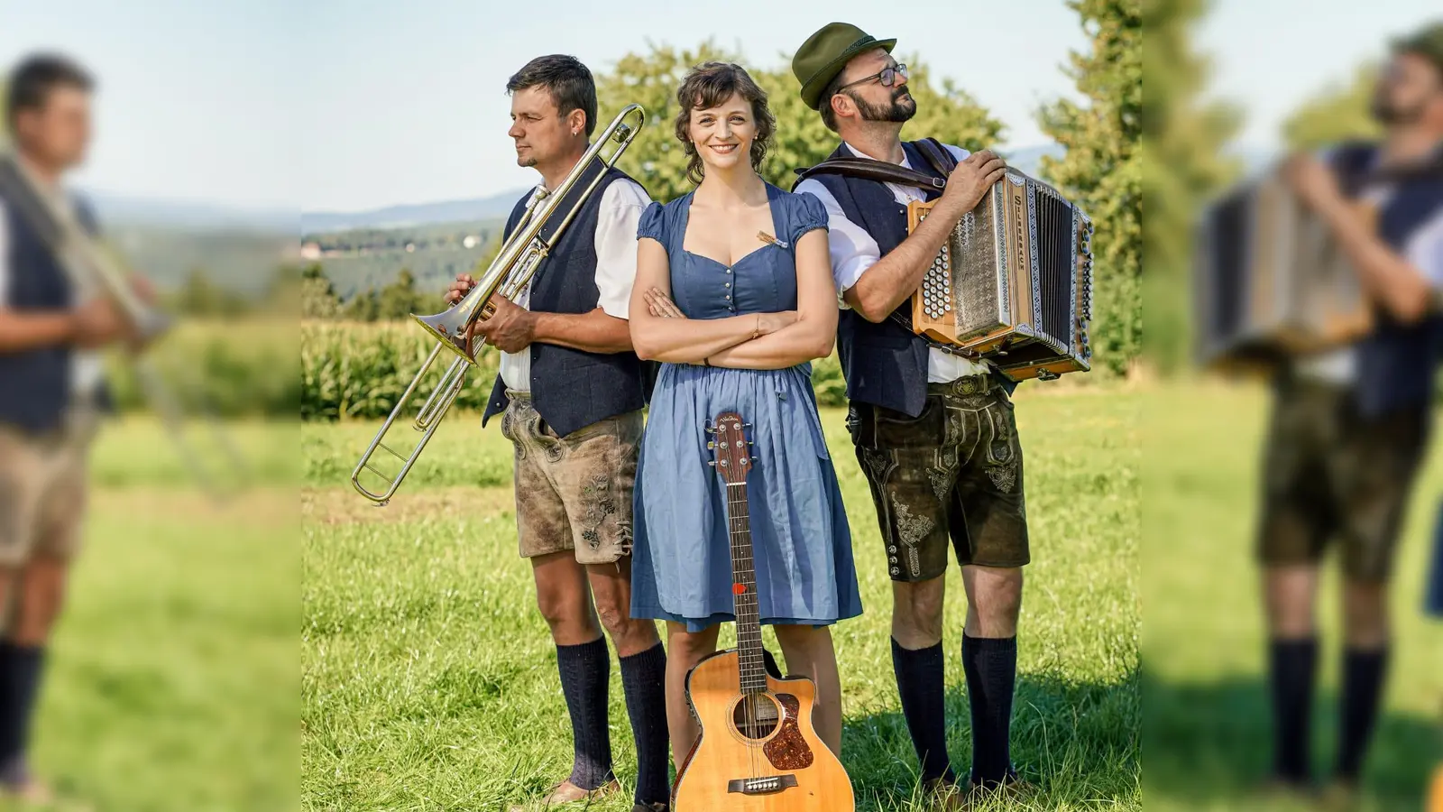 Das Geschwister-Trio Baier aus Wittschau. (Bild: Katrin Baier)