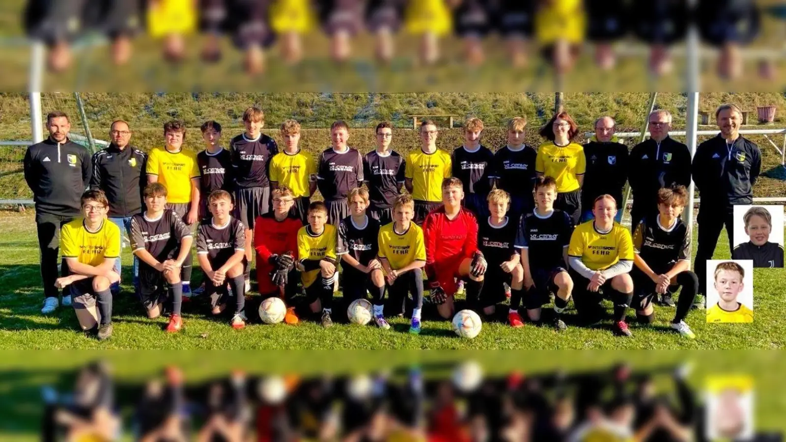 Die C-Junioren-Fußballer freuen sich über Meistertitel in der Kreisklasse und den Aufstieg in die Kreisliga.  (Bild: Mia Puhane)