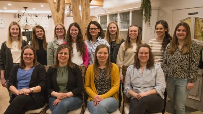 Die neu gewählte Vorstandschaft des Rings junger Landfrauen Tirschenreuth. (Bild: Eva Schaumberger)