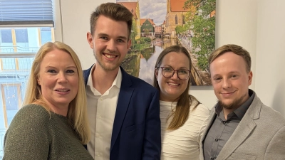 V.l.n.r.: Isabell Ebert, David Mandrella, Jentry Meißner, Raymond Beuschel. (Bild: Jentry Meissner)