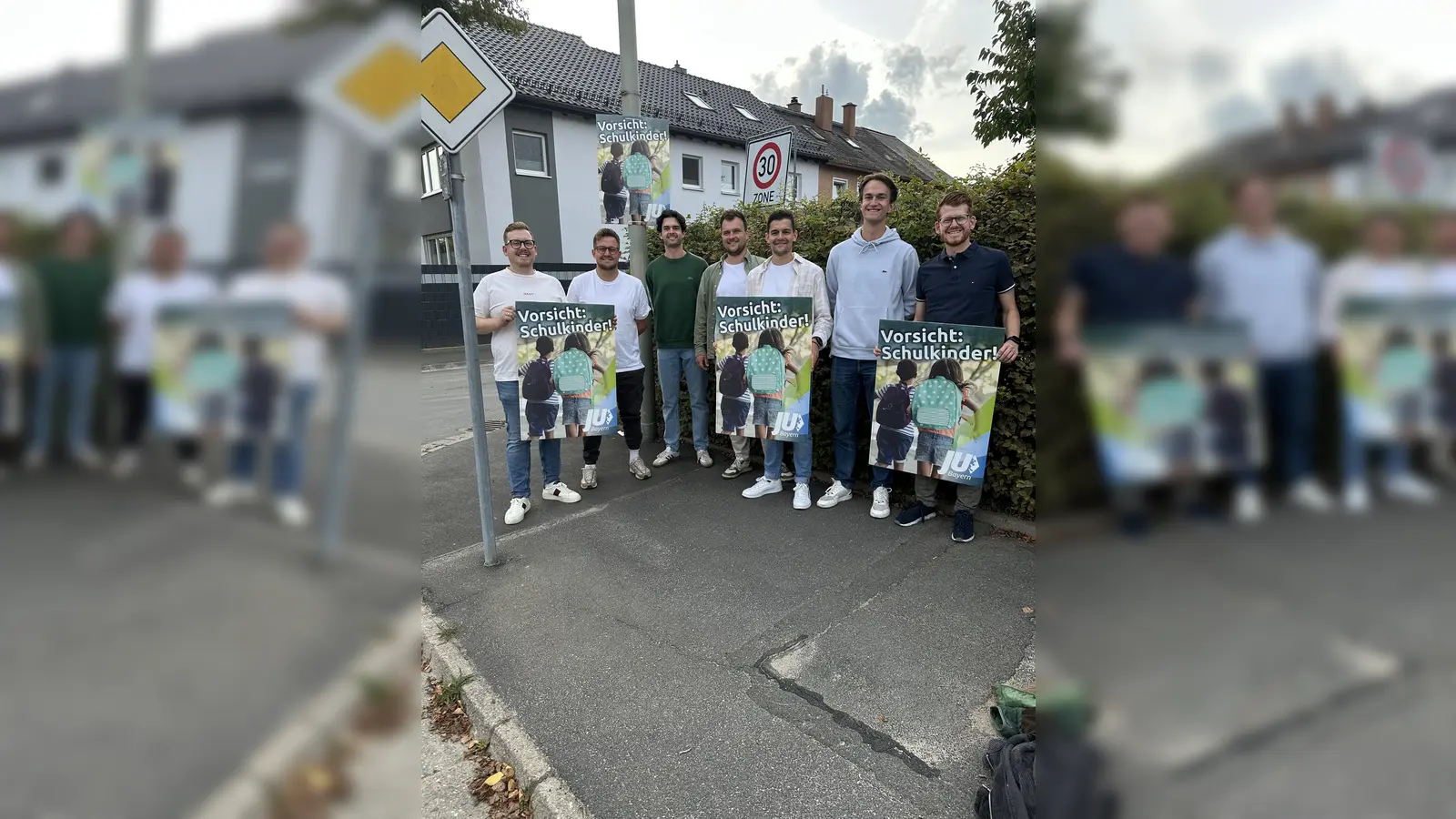 Auf dem Bild von links nach rechts: Kassier Fabian Kastner, CSU Ortsvorsitzender &amp; stellvertretender JU Ortsvorsitzender Simon Wollner, Vorstandsmitglied Uli Schmelzer, Vorstandsmitglied Leopold Herrmann, Vorstandsmitglied Maximilian Berek, stellvertretender JU Ortsvorsitzender Philipp Schmelzer und JU Ortsvorsitzender Maximilian Kastner. (Bild: Maximilian Kastner)