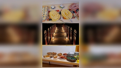 Nach der Feier der Osternacht erging die Einladung zum gemeinsamen Frühstück. (Bild: Doris Borchardt)