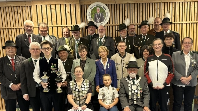 Gruppenbild der Königsfeier 2026 (Bild: Andrea Glaubitz)