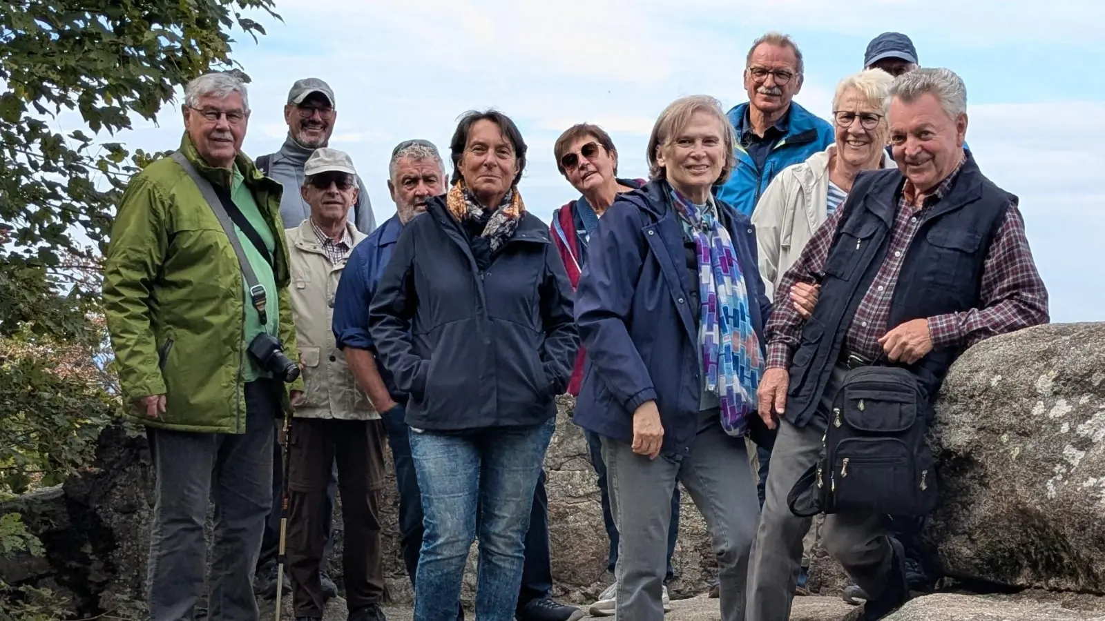 Wandergruppe der Kolpingfamilie Nabburg am Großen Waldstein (Bild: Kurt Koppmann)