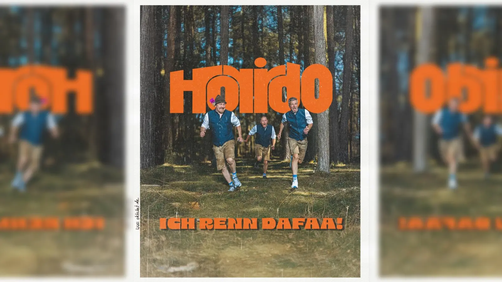 Der Horrido-Express präsentiert am 14. November sein Kabarettprogramm „Ich renn dafaa!“ in der Sporthalle Neustadt am Kulm. (Bild: exb)