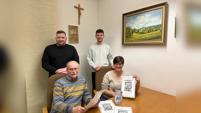 vorne: Max Bindl und Sarah Purucker, hinten: Philipp Schwan und Marius Ulrich  (Bild: Sigrid Schwan )