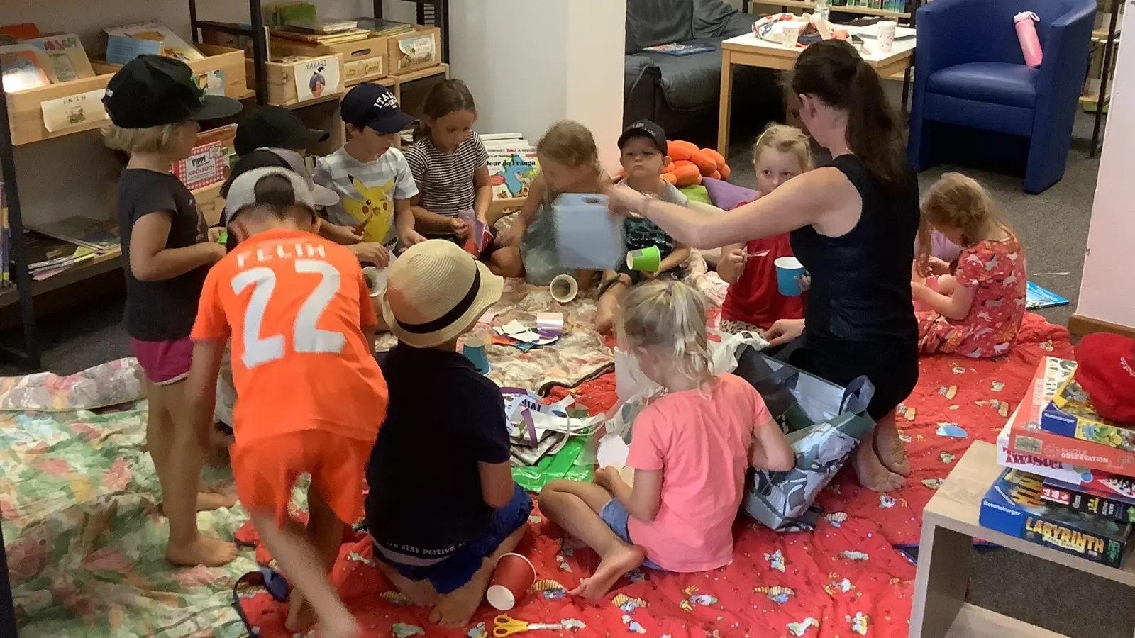 Kindervorlesung im Rahmen des Pressather Ferienprogramms. (Bild: Georg Anzer)