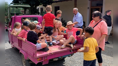 CSU - Ferienprogramm am Gursnhof in Woppenrieth (Bild: Dr. Johannes Weig)