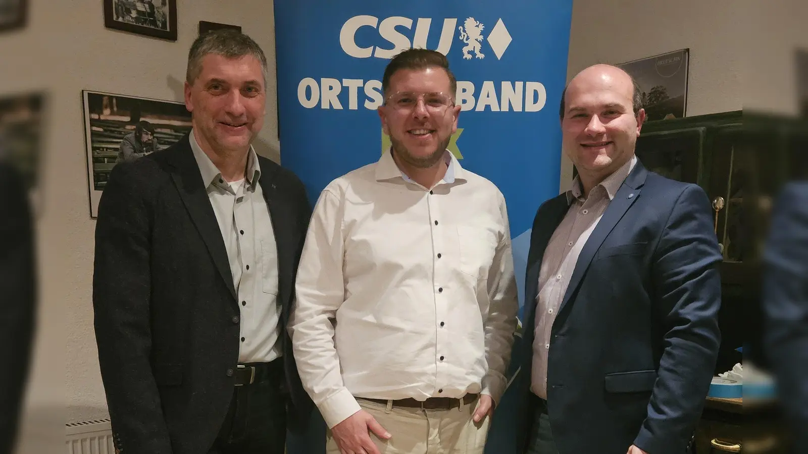 v.L.n.R: Markus Ziegler (Bechtsrieth), Michael Meiler (Bürgermeisterkandidat Pirk), Marco Saller (Oberwildenau) (Bild: Michael Meiler)