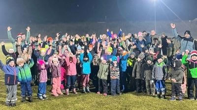 Die TSV-Kinder hatten bei der Weihnachtsfeier mächtig Spaß. (Bild: Carina Kaiser)