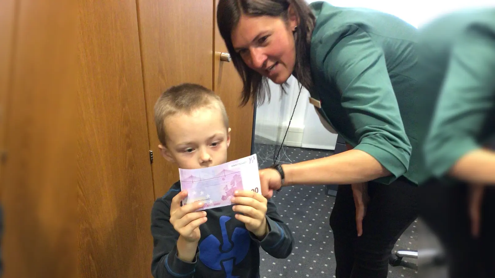 Spannende Einblicke für die Vorschulkinder rund um das Thema „Geld”.  (Bild: Andrea König )