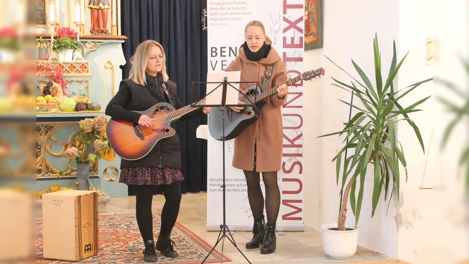 Das Duo „Marina &amp; Magdalena” (von rechts). (Archivbild: Josef Pilfusek)