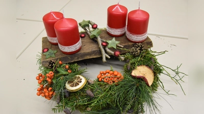 „Adventskranz einmal anders” (Bild: KuBZ)