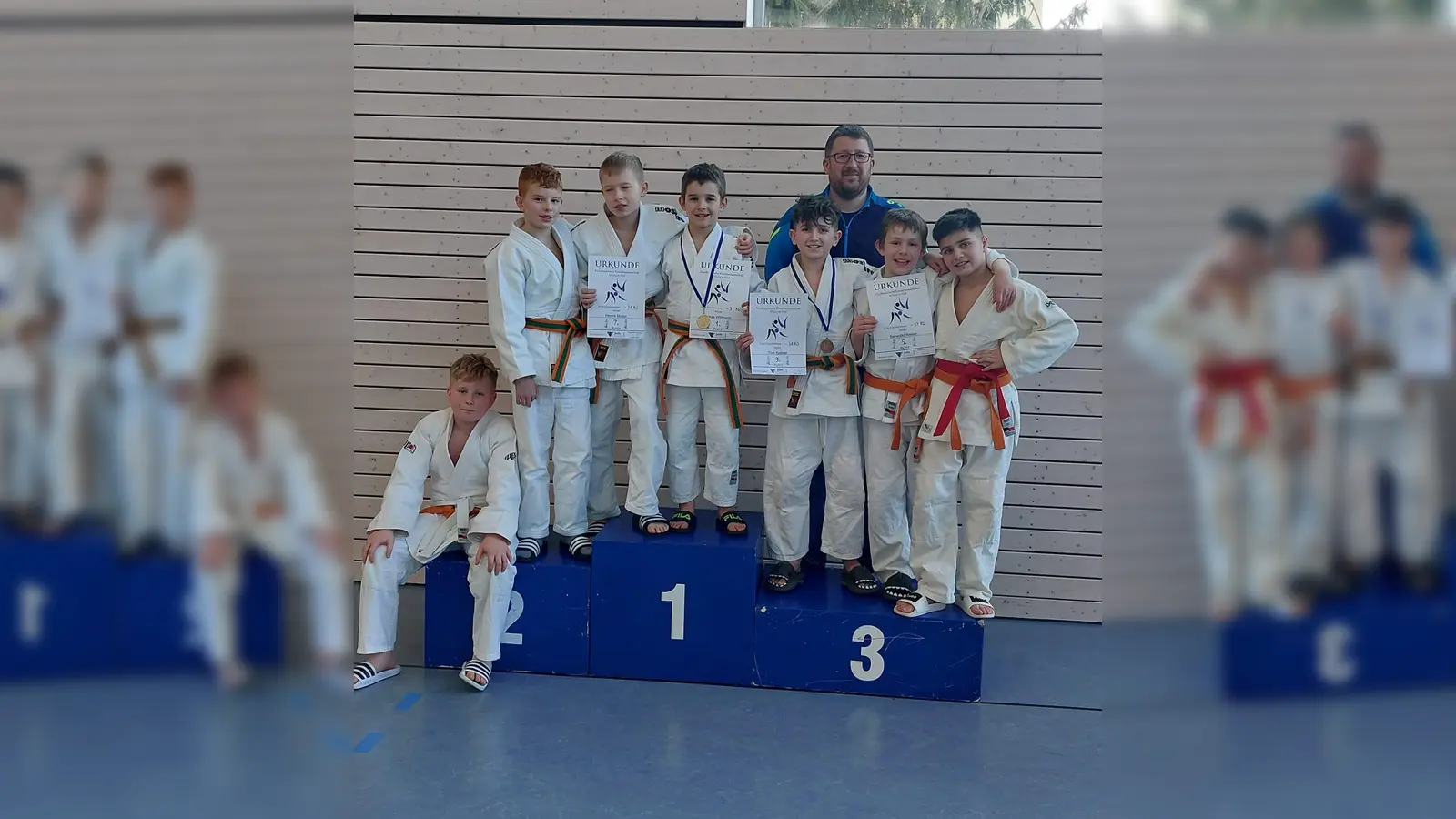 Die erfolgreichen Judoka der DJK Ensdorf (Bild: Melanie Kellner)